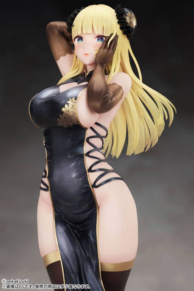 Original Character statuette 1/7 China Girl Black Ver. Illustrated by Oekakizuki 20 cm