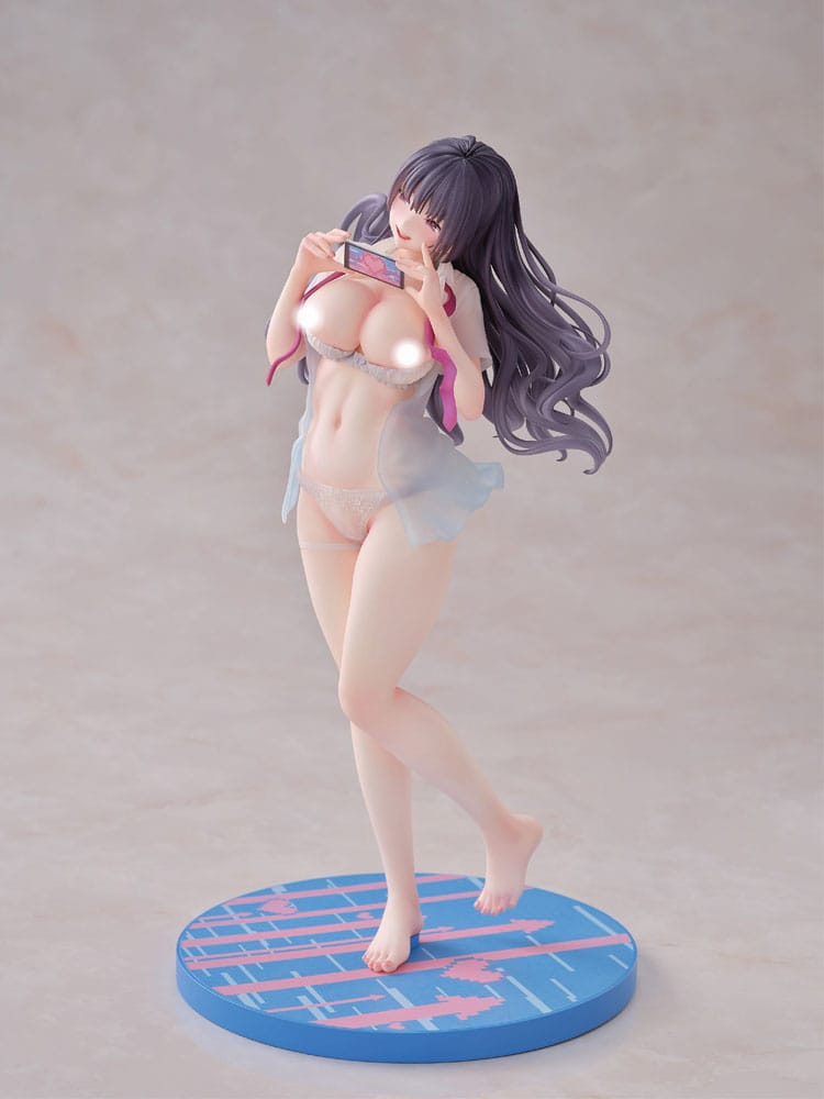 Original Character statuette PVC 1/6 Ane Taiken Jogakuryou Sakuraya Mahiru Vol. 097 Cover Art 27 cm