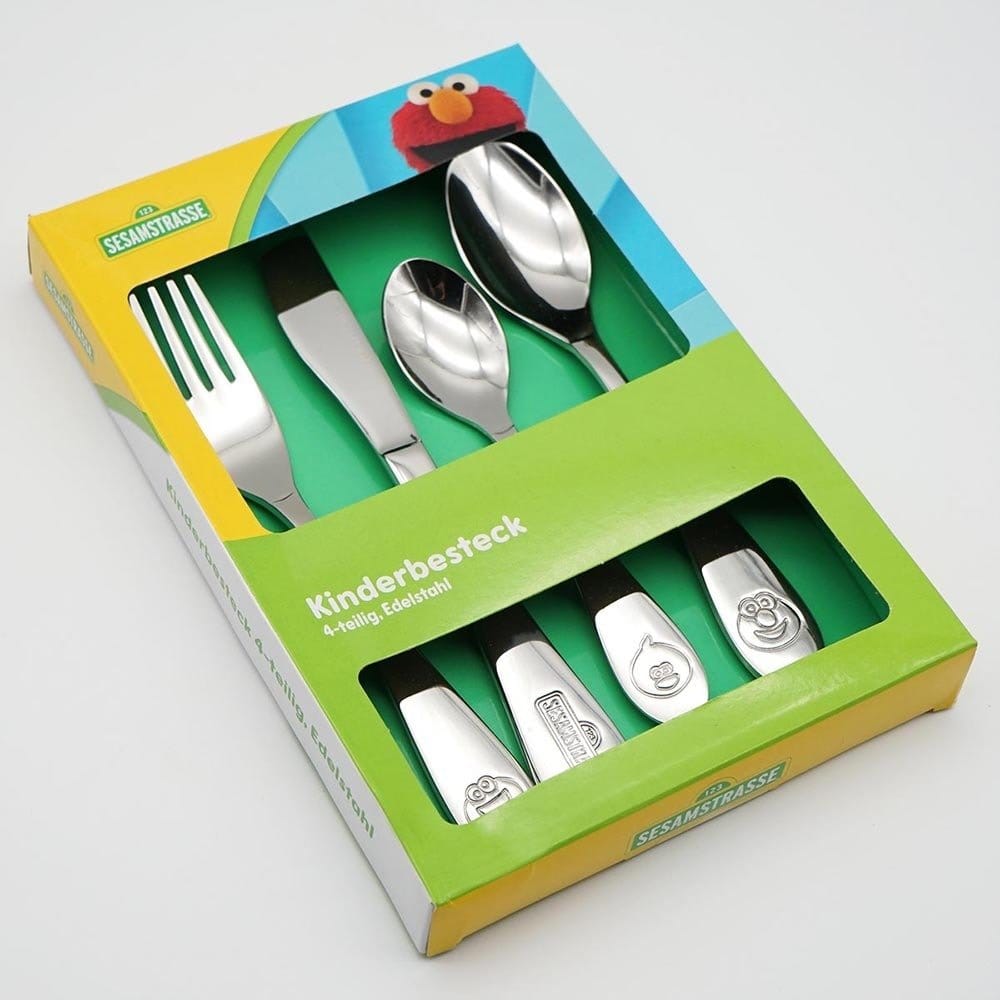 Rue Sésame set de couverts pour enfants Amis