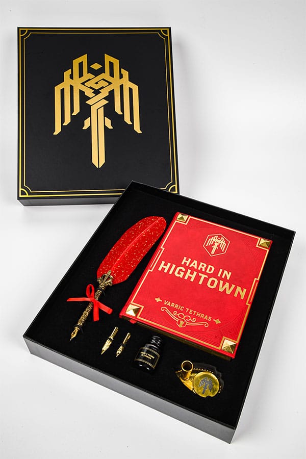 Dragon Age coffret cadeau Varric´s Writing Essential