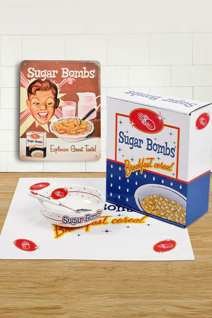 Fallout set petit-déjeuner mug avec cuillère Sugar Bombs