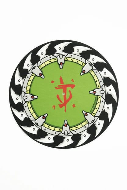Doom The Dark Ages tapis pour platine vinyle Shield Saw 30 x 30 cm