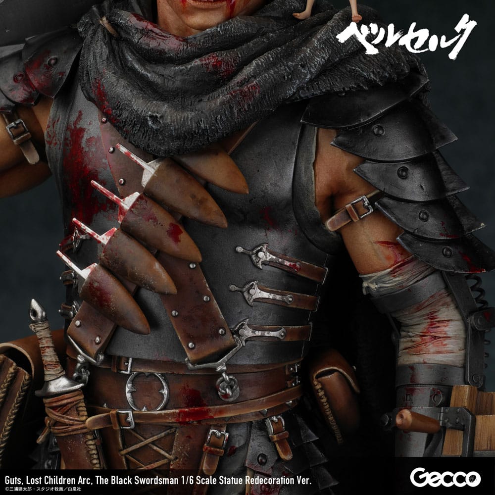 Berserk statuette 1/6 Guts Lost Children Arc The Black Swordsman Redecoration Ver. 38 cm