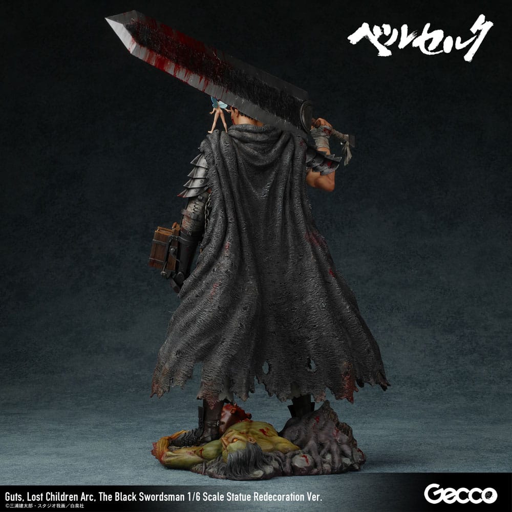 Berserk statuette 1/6 Guts Lost Children Arc The Black Swordsman Redecoration Ver. 38 cm