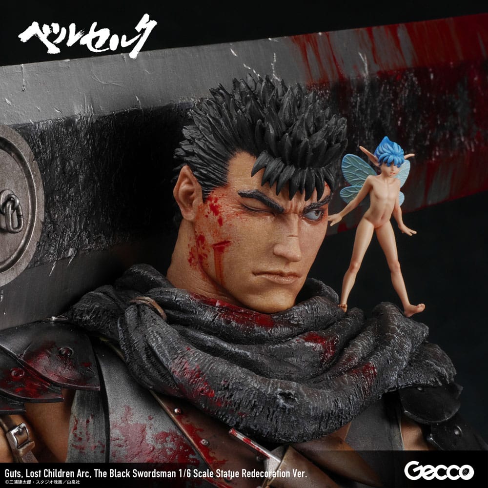 Berserk statuette 1/6 Guts Lost Children Arc The Black Swordsman Redecoration Ver. 38 cm