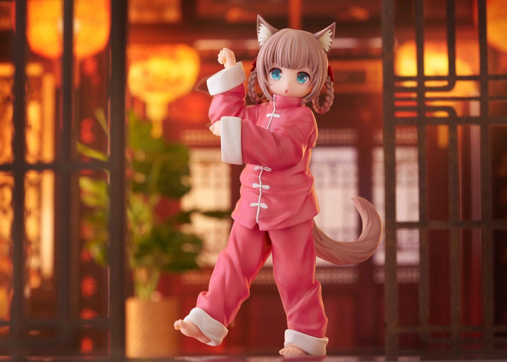 My Cat Is a Kawaii Girl statuette Palette Dress-Up Collection Kinako Nyang fu Ver. 15 cm
