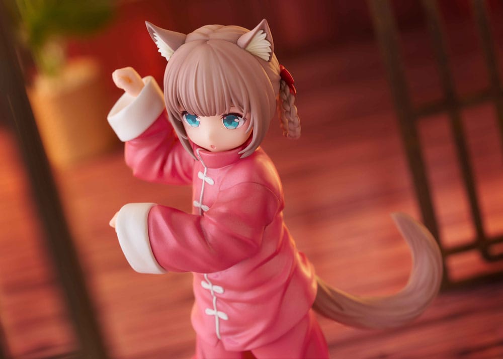 My Cat Is a Kawaii Girl statuette Palette Dress-Up Collection Kinako Nyang fu Ver. 15 cm