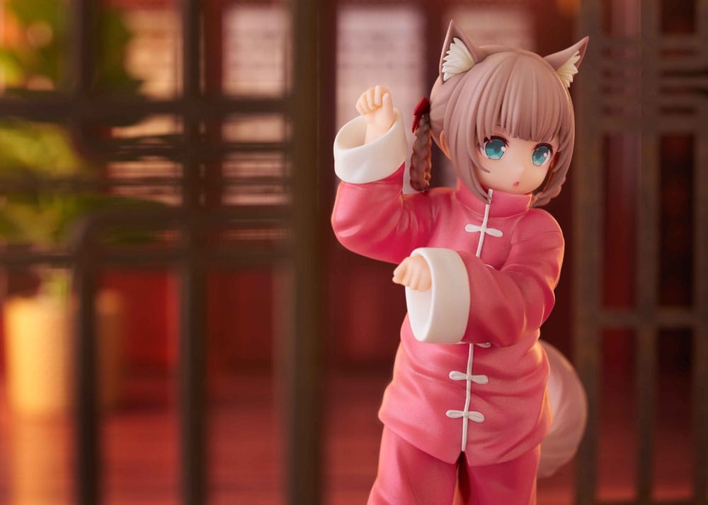 My Cat Is a Kawaii Girl statuette Palette Dress-Up Collection Kinako Nyang fu Ver. 15 cm