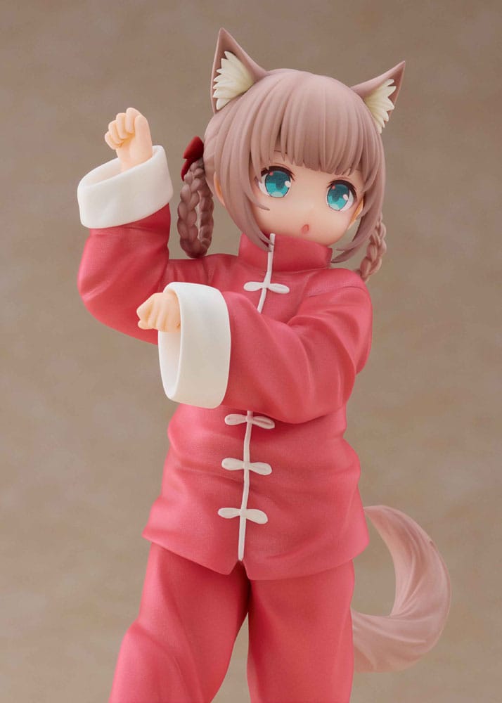 My Cat Is a Kawaii Girl statuette Palette Dress-Up Collection Kinako Nyang fu Ver. 15 cm