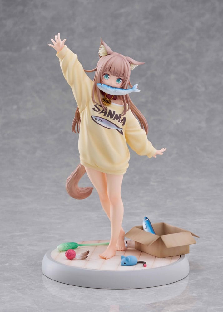 My Cat Is a Kawaii Girl statuette 1/6 Kinako Play With Ver. AmiAmi Limited Edition 21 cm