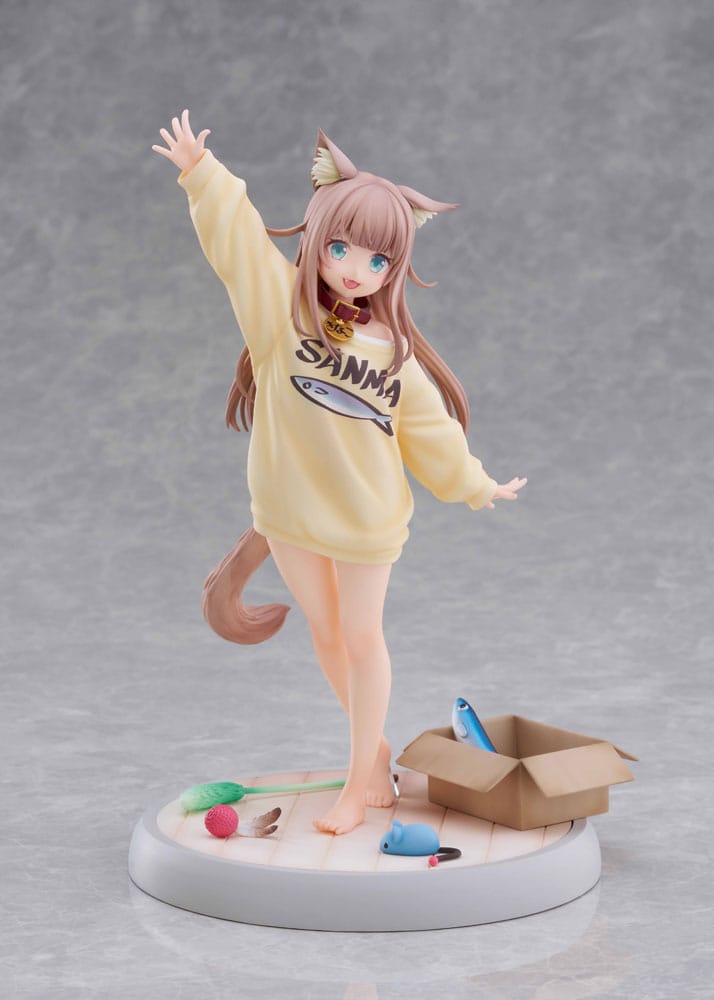 My Cat Is a Kawaii Girl statuette 1/6 Kinako Play With Ver. AmiAmi Limited Edition 21 cm