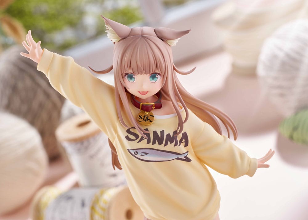 My Cat Is a Kawaii Girl statuette 1/6 Kinako Play With Ver. AmiAmi Limited Edition 21 cm