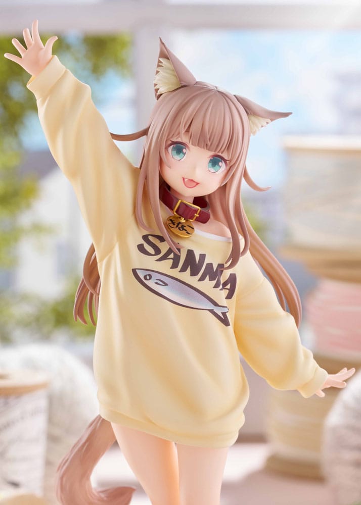 My Cat Is a Kawaii Girl statuette 1/6 Kinako Play With Ver. AmiAmi Limited Edition 21 cm