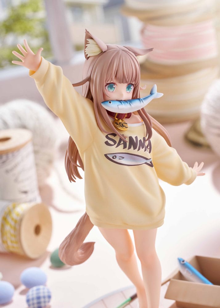 My Cat Is a Kawaii Girl statuette 1/6 Kinako Play With Ver. AmiAmi Limited Edition 21 cm
