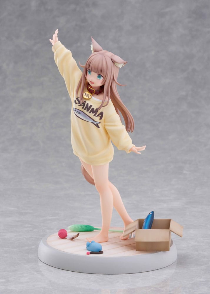 My Cat Is a Kawaii Girl statuette 1/6 Kinako Play With Ver. AmiAmi Limited Edition 21 cm