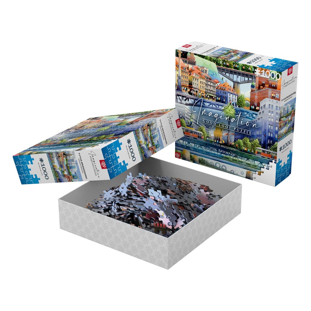 Tytus Brzozowski puzzle Imagination Warsaw Bridges (1000 pièces)