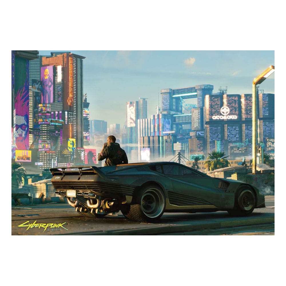 Cyberpunk 2077 puzzle Gaming Mercenary on the Rise (1000 pièces)