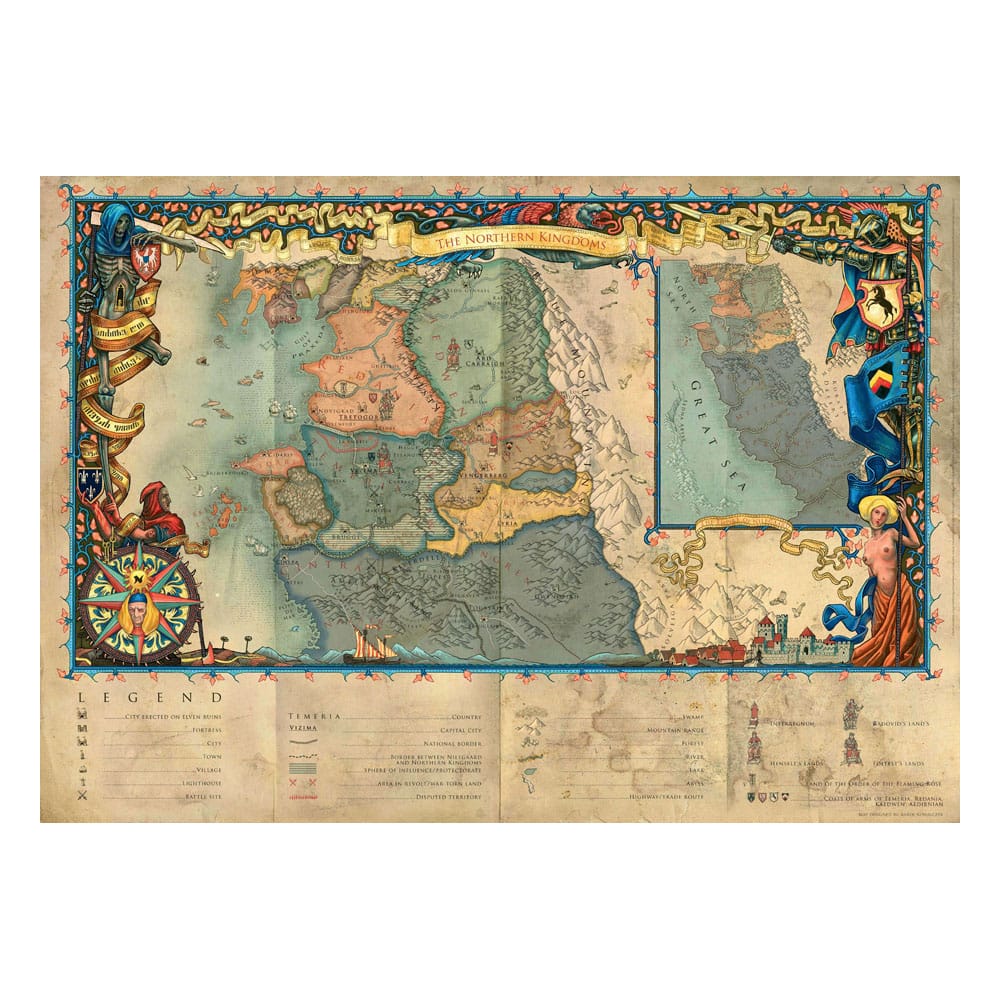 Good Loot Puzzle - The Witcher 3 - Puzzle "The Northern Kingdoms" 1000pcs