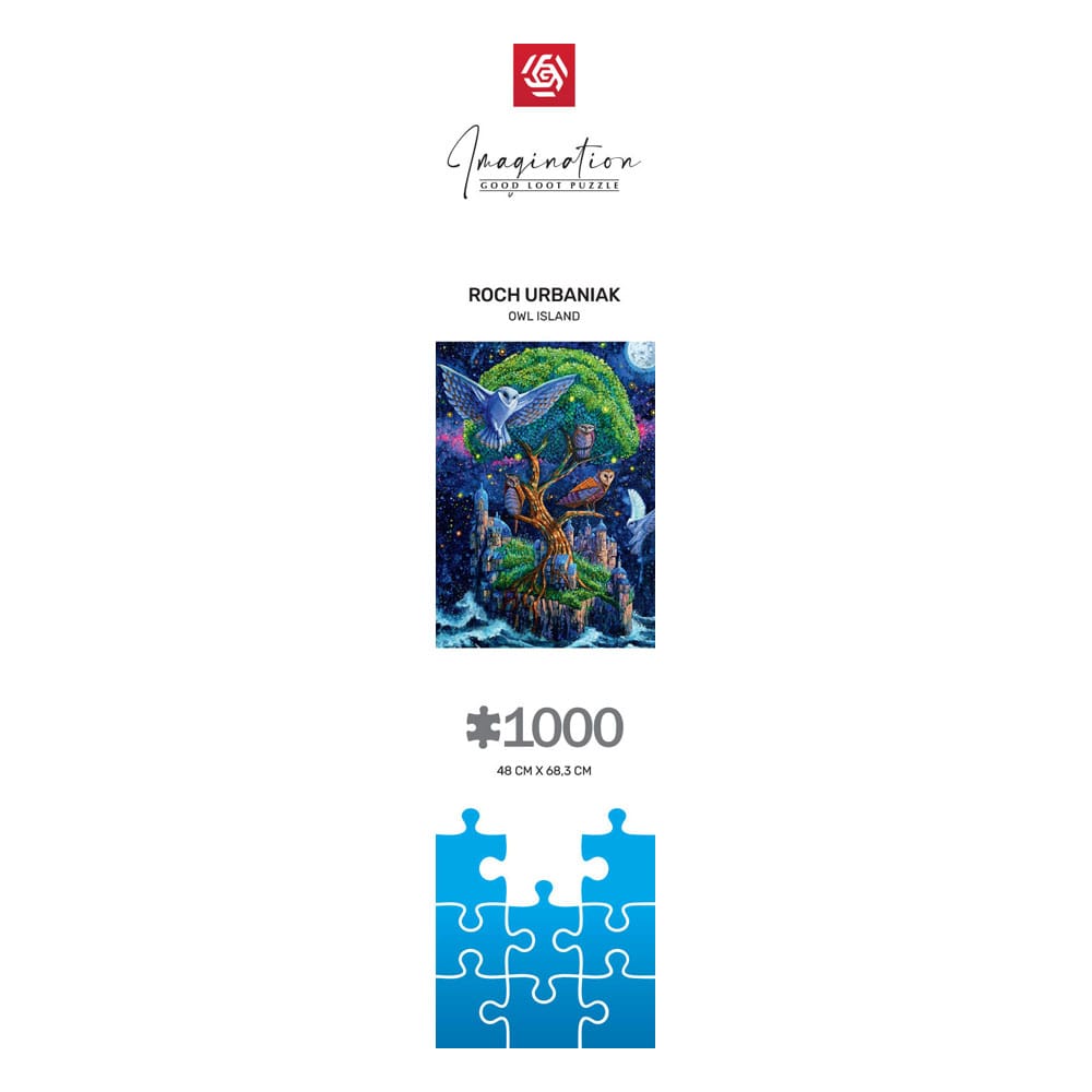 Roch Urbaniak puzzle Imagination Owl Island / Wyspa Sów (1000 pièces)