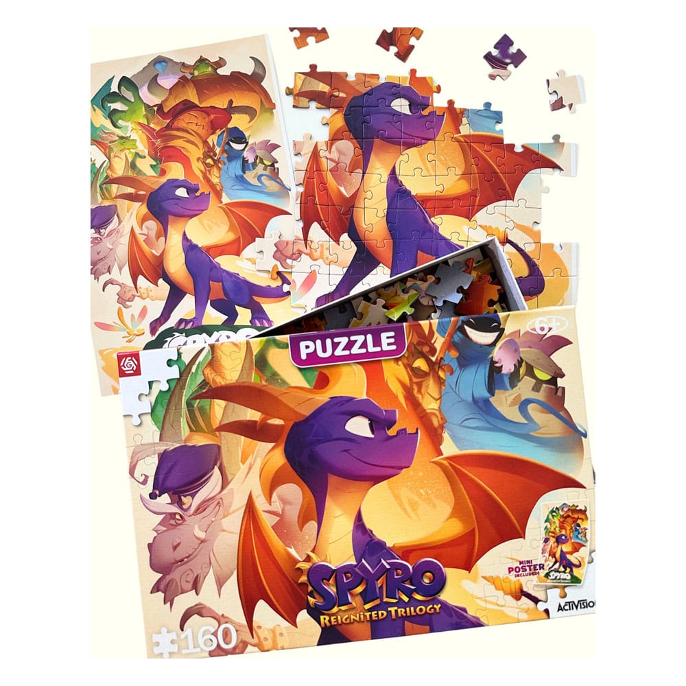 Spyro Reignited Trilogy puzzle Kids Heroes (160 pièces)