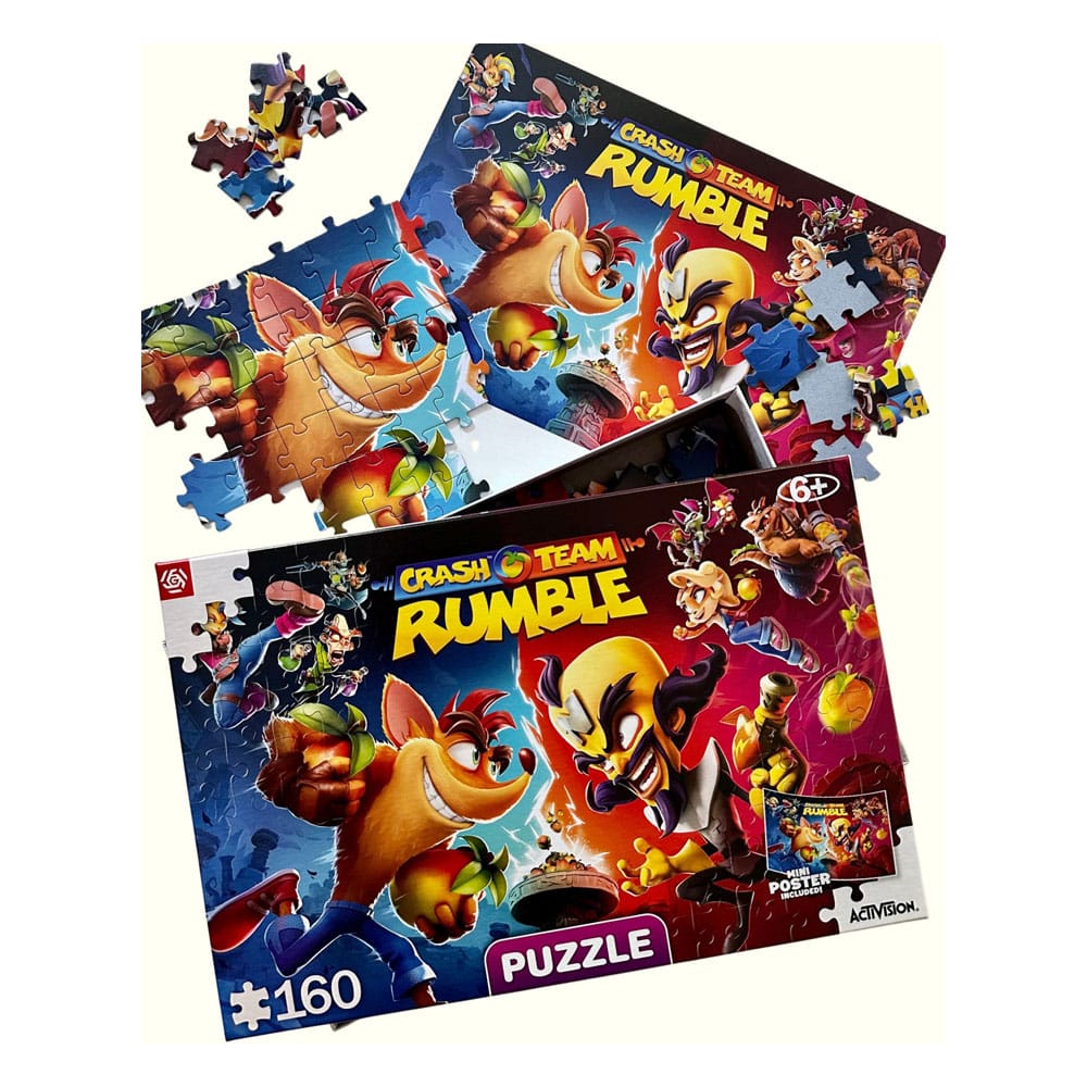 Crash Bandicoot puzzle Kids Rumble Heroes (160 pièces)
