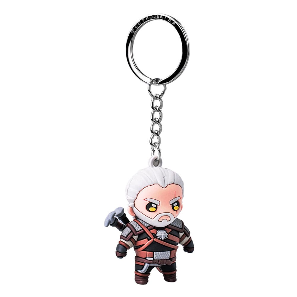 The Witcher III: Wild Hunt porte-clés vinyl Geralt of Rivia