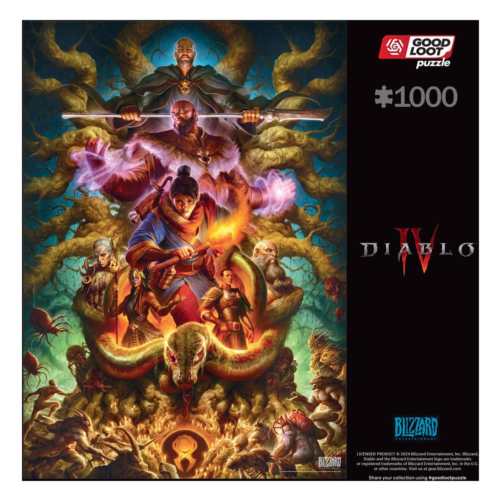 Diablo IV puzzle Gaming Horadrim (1000 pièces)