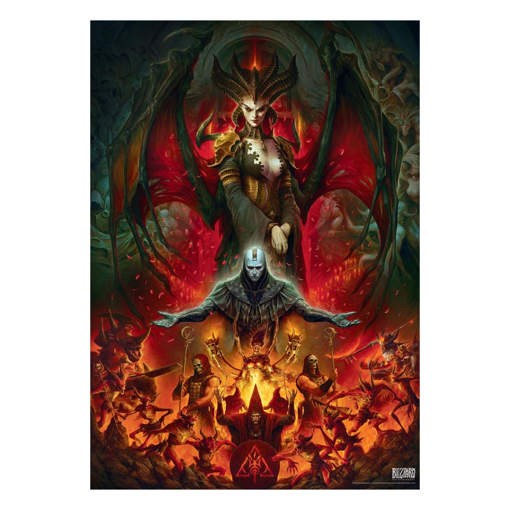 Diablo IV puzzle Gaming Lilith Composition (1000 pièces)