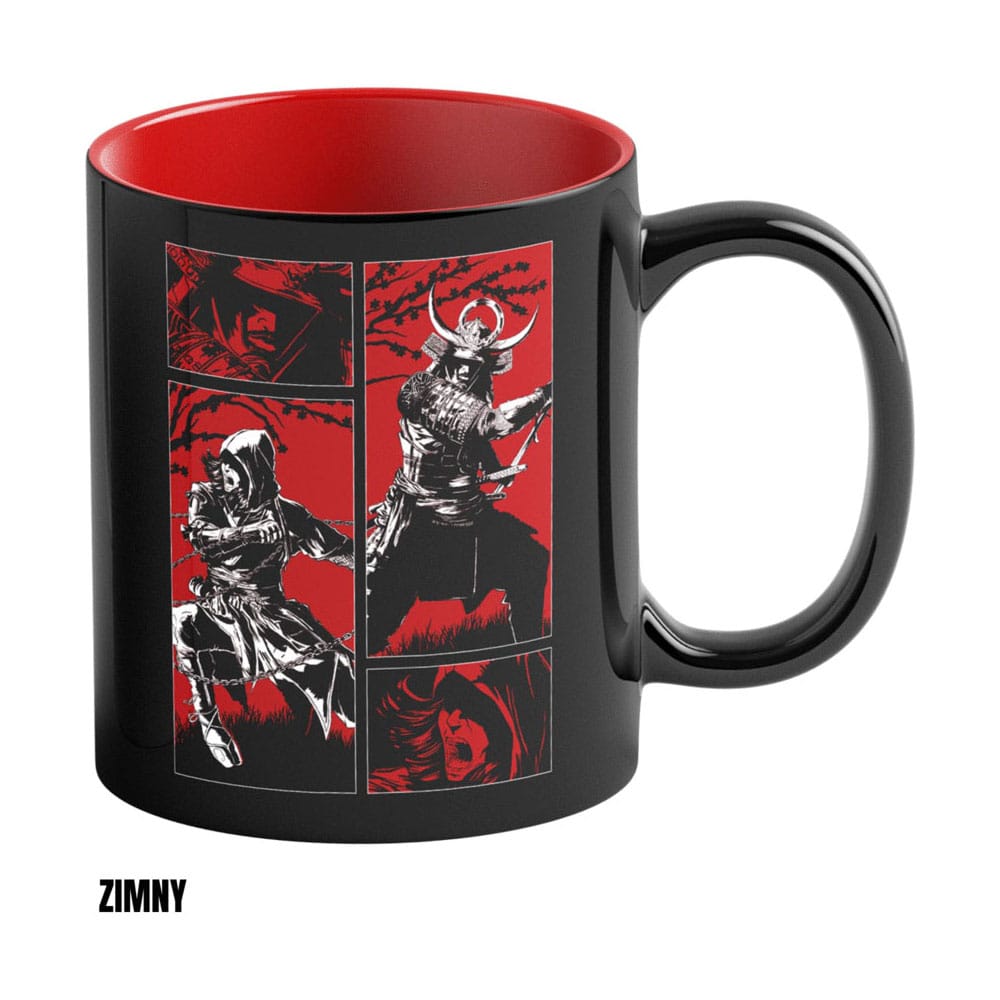 Assassin's Creed Shadows mug effet thermique Naoe & Yasuke Artwork 450 ml