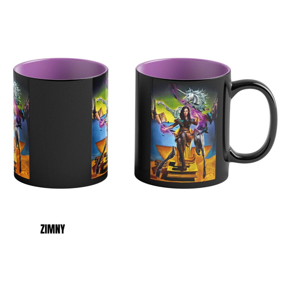 The Witcher III: Wild Hunt mug effet thermique Game Art Chronicles Yennefer inspired by Salvador Dali 450 ml