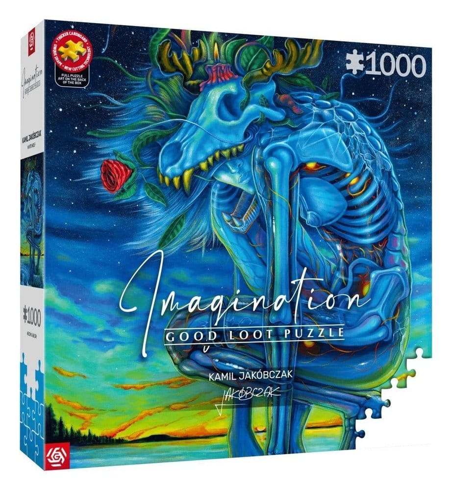 Puzzle Imagination Series Kamil Jakóbczak Bialy Wilk (1000 pièces)