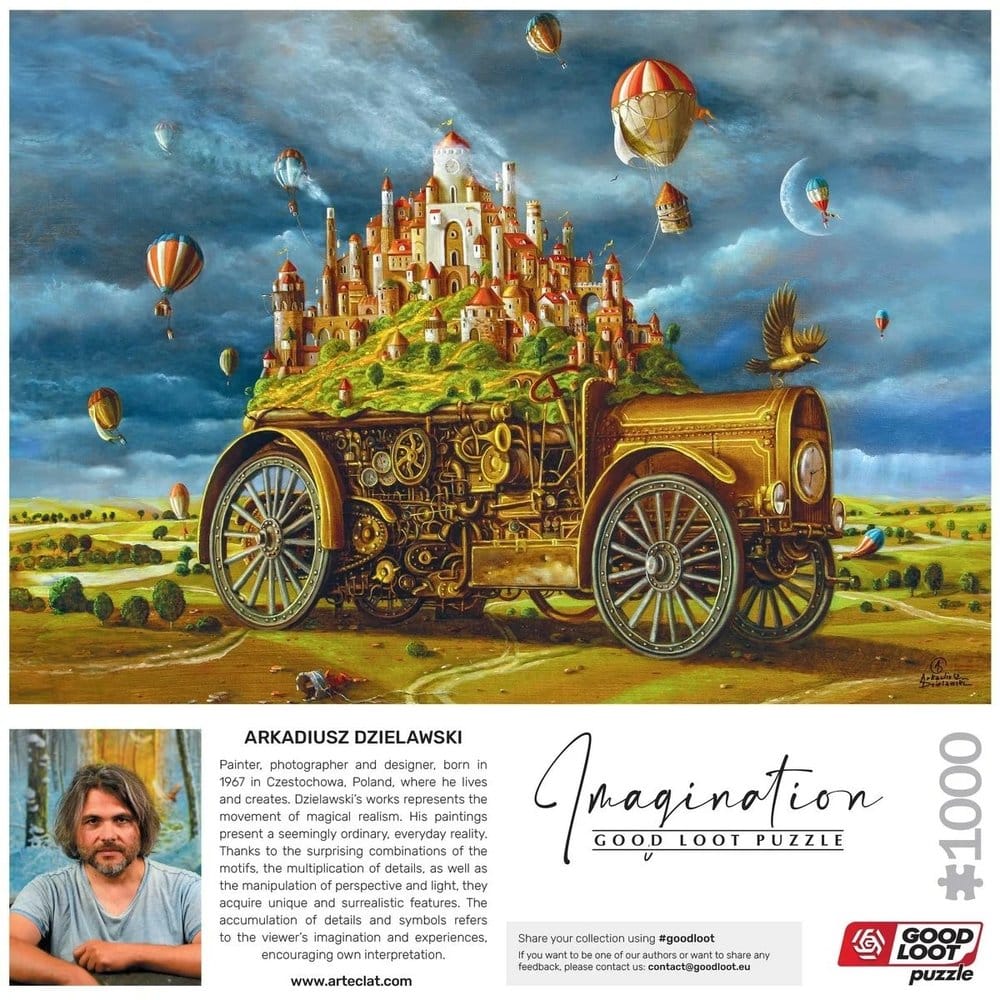 Puzzle Imagination Series Arkadiusz Dzielawski Wielka przeprowadzka (1000 pièces)
