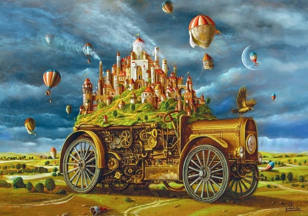 Puzzle Imagination Series Arkadiusz Dzielawski Wielka przeprowadzka (1000 pièces)