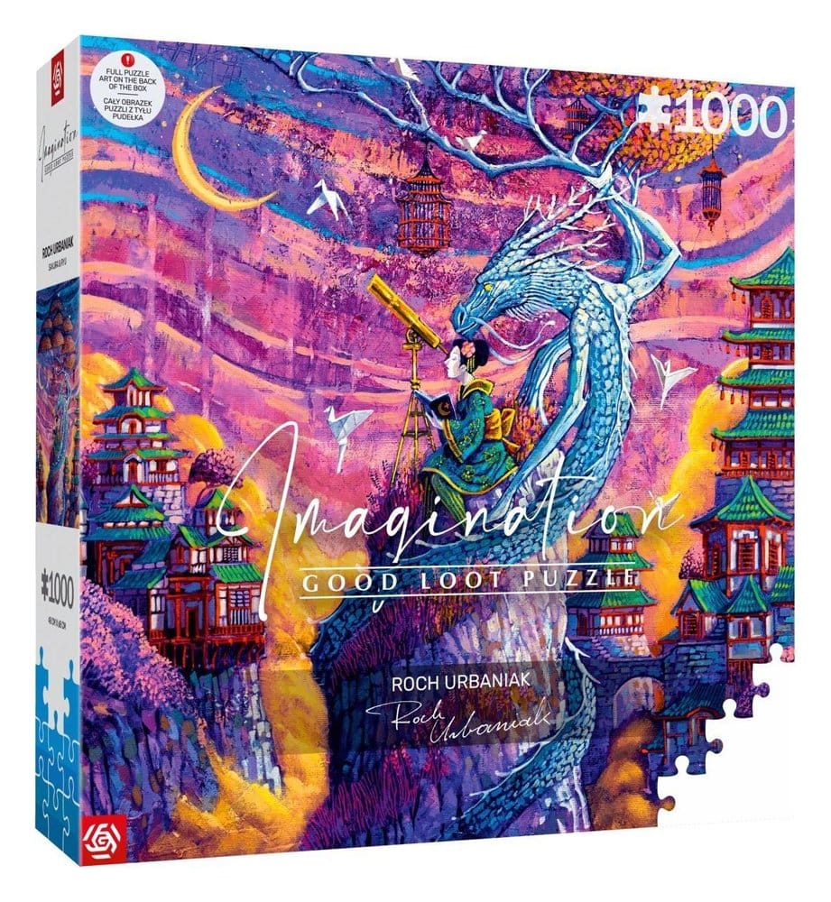Puzzle Imagination Series Roch Urbaniak Sakura i Ryu (1000 pièces)