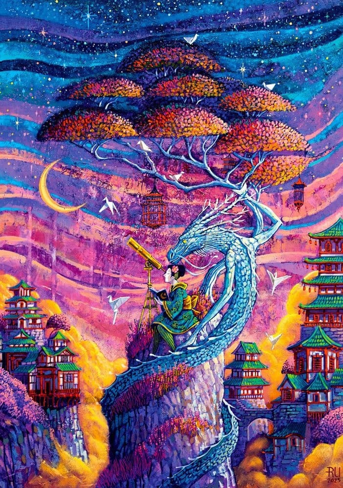 Puzzle Imagination Series Roch Urbaniak Sakura i Ryu (1000 pièces)