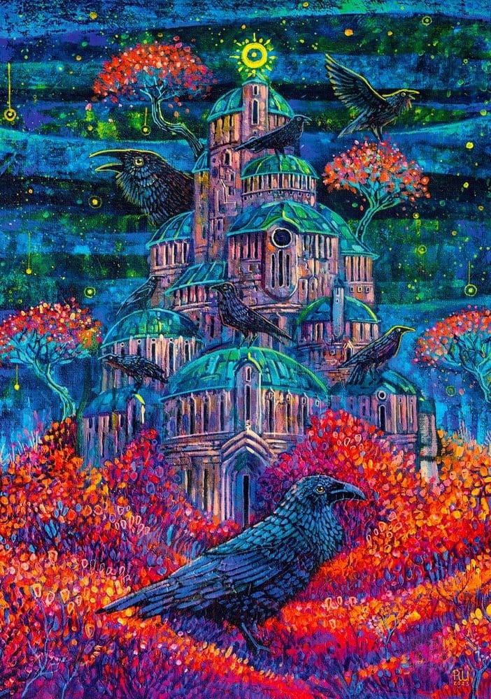 Puzzle Imagination Series Roch Urbaniak Twierdza Pani Kruków (1000 pièces)