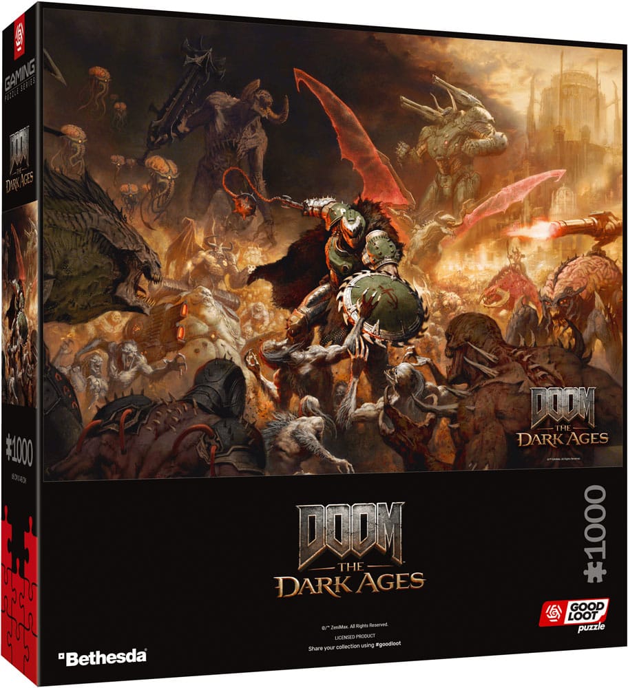 Good Loot Puzzle - DOOM: The Dark Ages - Puzzle "Slayer's Rage" 1000pcs