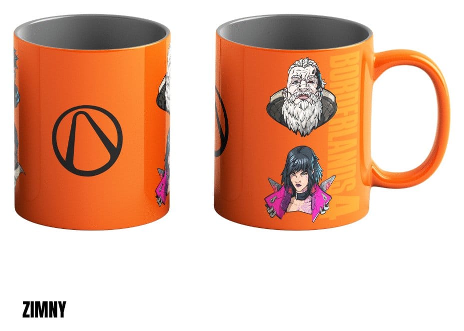 Borderlands mug effet thermique 4 Hunters Icon