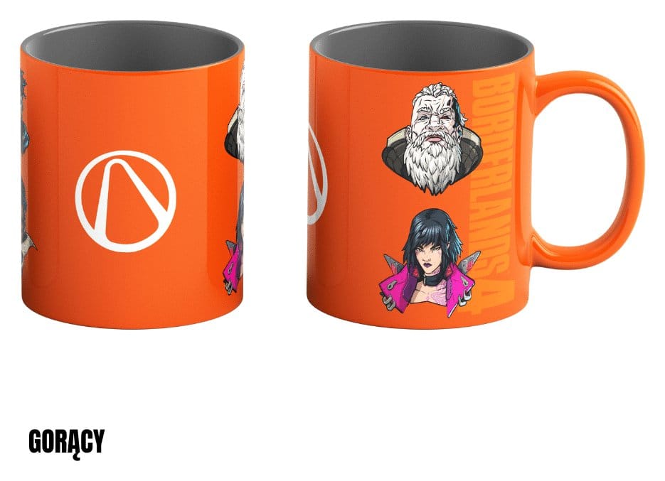 Borderlands mug effet thermique 4 Hunters Icon