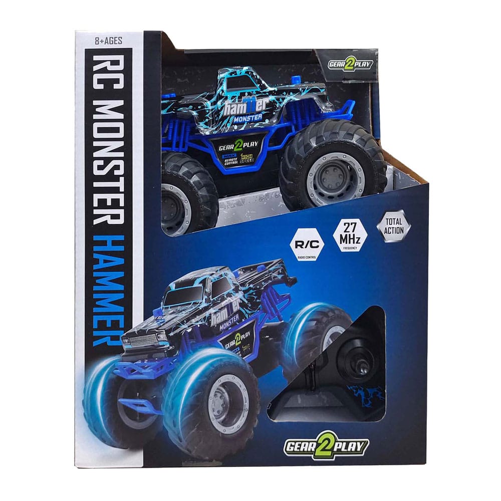 Gear2Play Radiocommandé RC Monster Hammer 19 cm