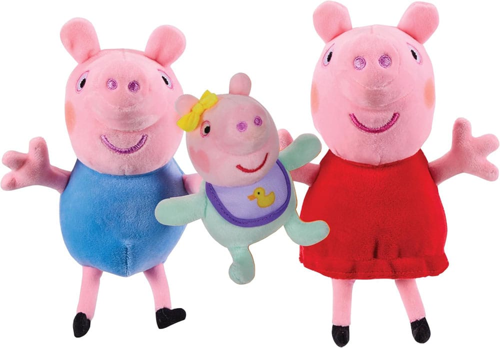 Peppa Pig peluche 3er Pack