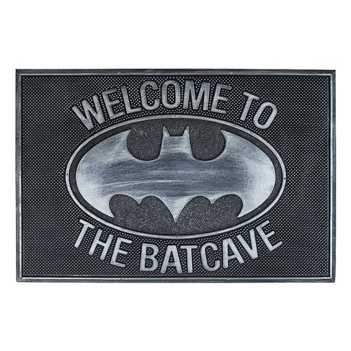 Batman - Tapis de porte en caoutchouc "Welcome to the Batcave"