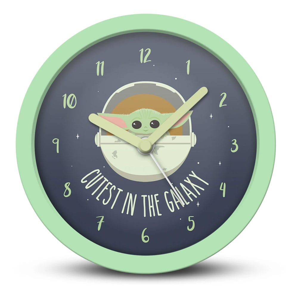 Star Wars: The Mandalorian Pendule de bureau Cutest in the Galaxy