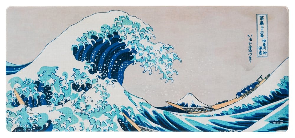 Hokusai La Grande Vague de Kanagawa Tapis de Souris XL 80 x 35 cm