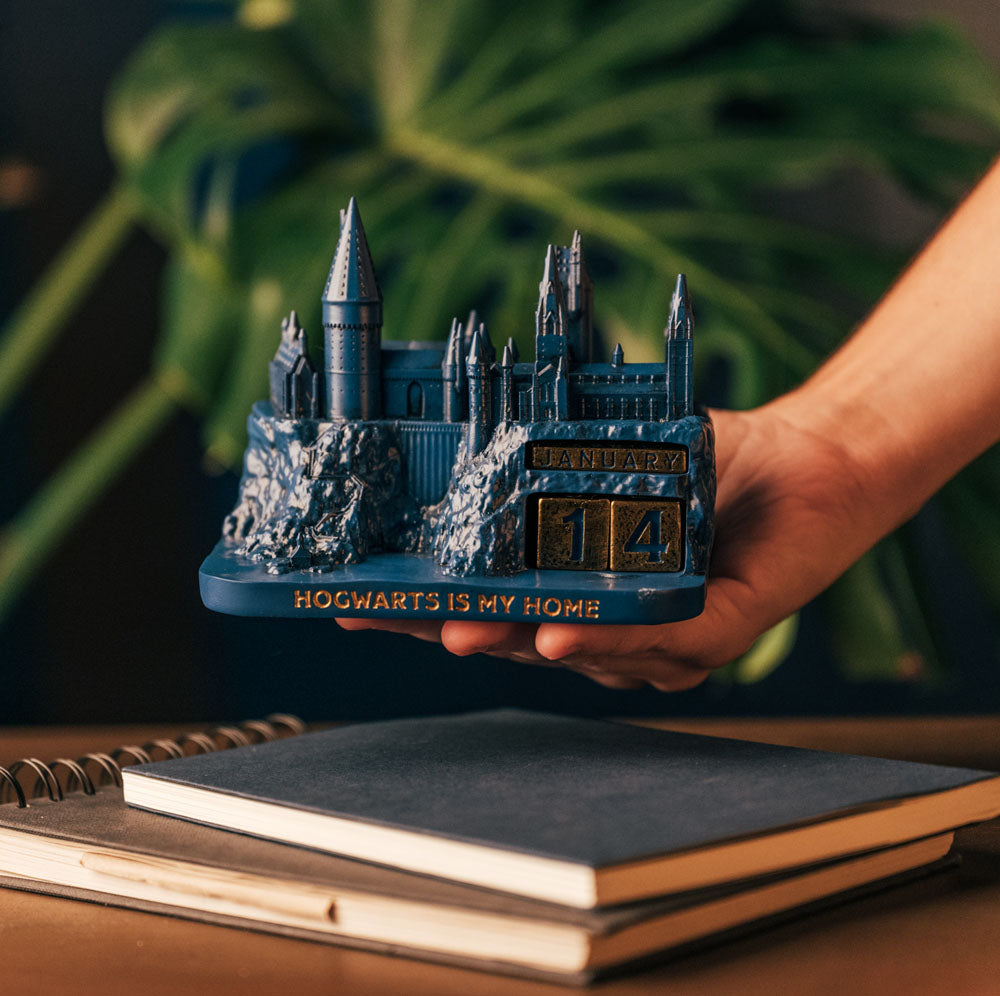 Harry Potter Calendrier perpétuel 3D Hogwarts