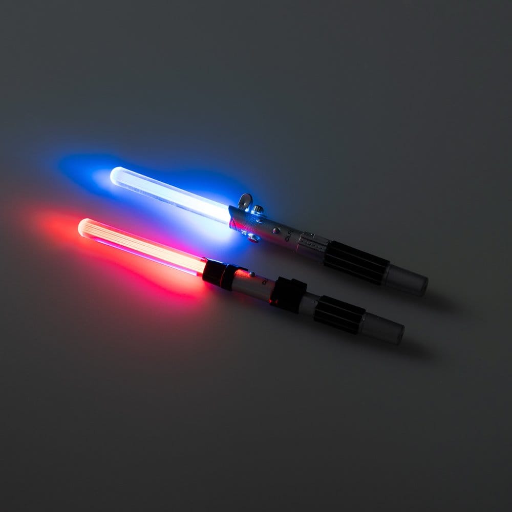 Star Wars Set de 2 Stylos Sabre Laser Luke Skywalker & Darth Vader