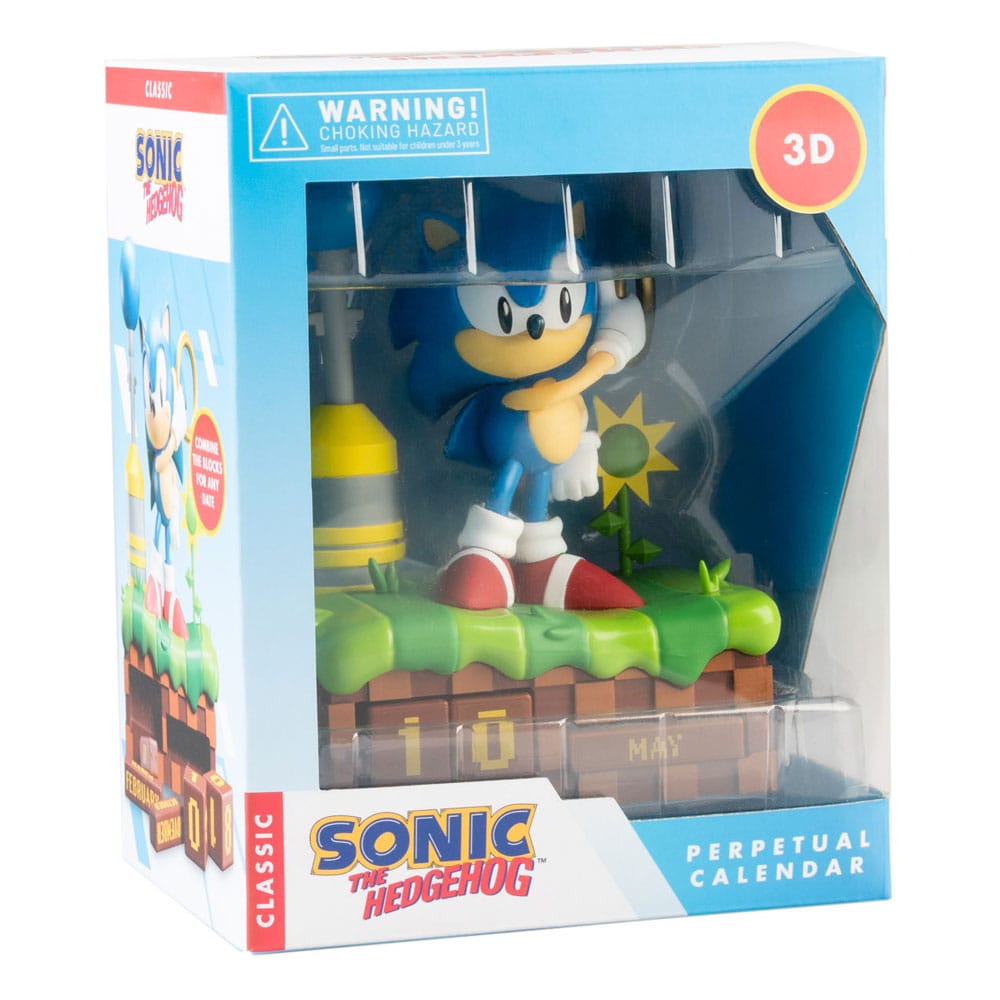 Sonic the Hedgehog Calendrier perpétuel 3D Sonic