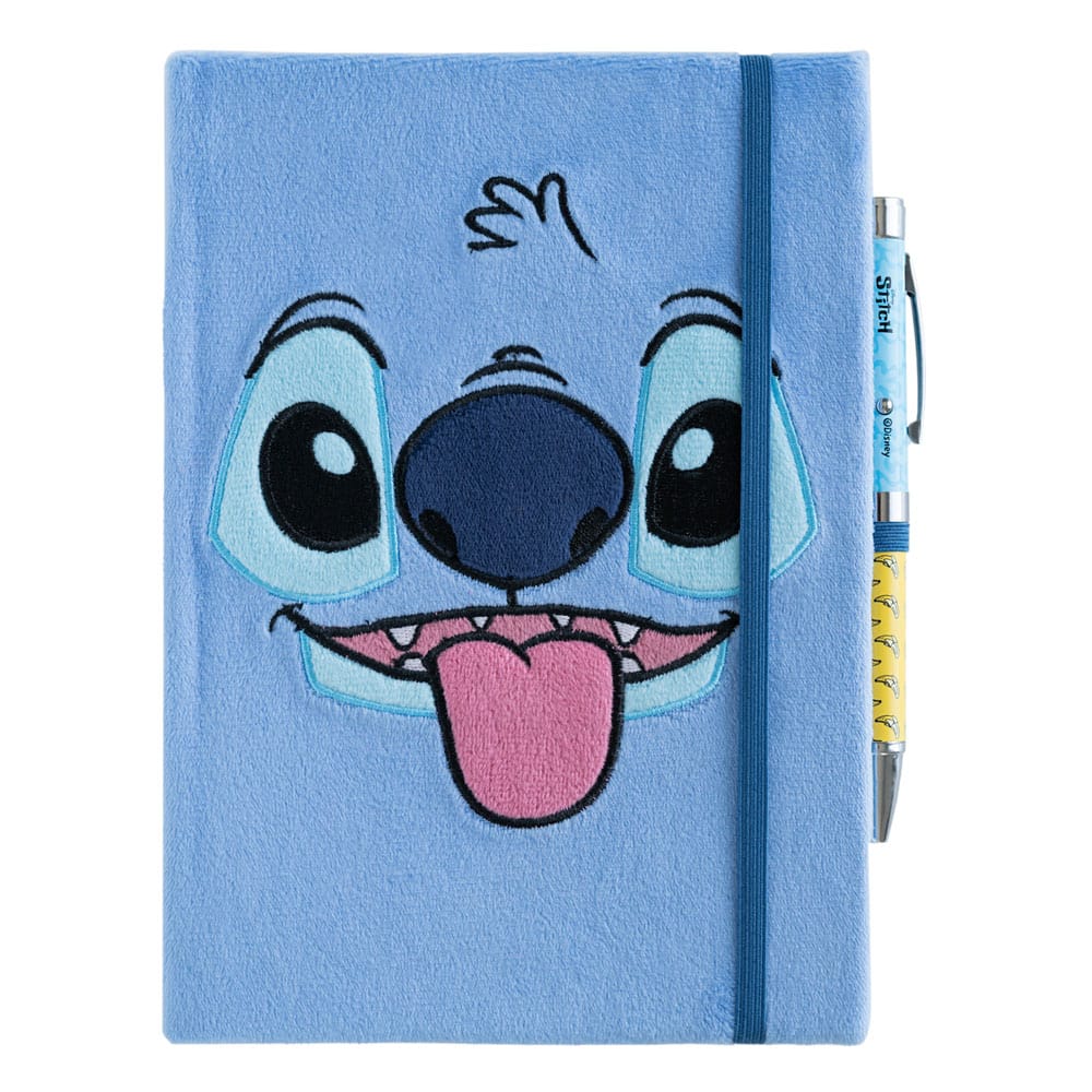 Stitch carnet de notes peluche A5 Premium avec un stylo Tropical