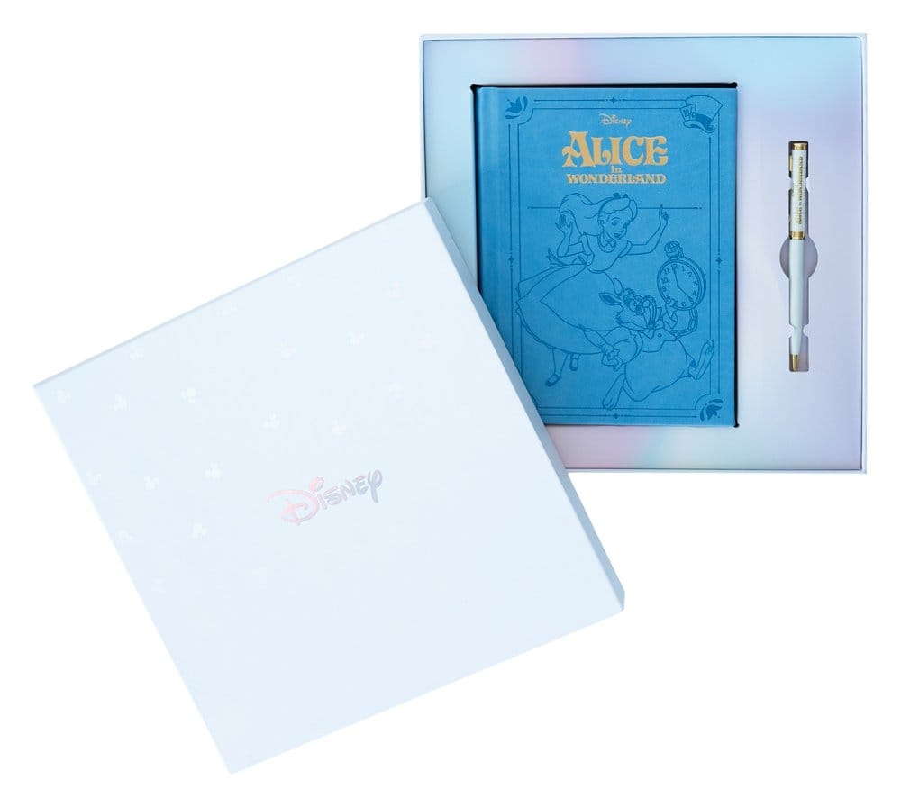 Alice au Pays des Merveilles set premium carnet et stylo A5