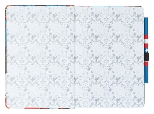 Marvel Captain America carnet premium avec stylo Uniform A5